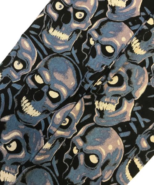 BERNHARD WILLHELM（ベルンハルト ウィルヘルム）BERNHARD WILLHELM (ベルンハルト ウィルヘルム) スカルプリントスウェットパンツ ブラック サイズ:999の古着・服飾アイテム