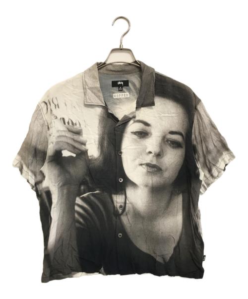 stussy（ステューシー）stussy (ステューシー) HOPPER SHIRT グレー サイズ:Mの古着・服飾アイテム