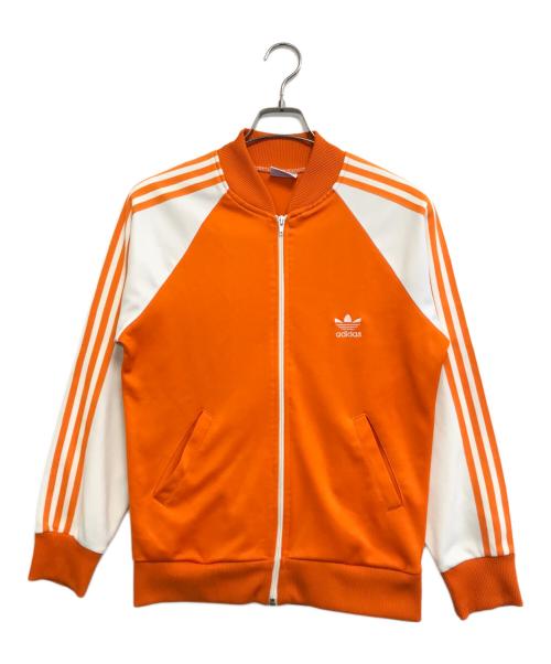 adidas（アディダス）adidas (アディダス) ATP型トラックジャケット ホワイト×オレンジ サイズ:Mの古着・服飾アイテム