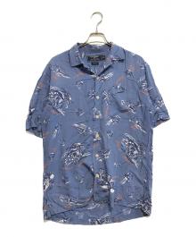POLO SPORT（ポロスポーツ）の古着「オープンカラーシャツ」｜ブルー