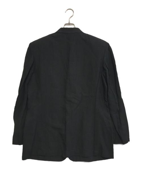 Yohji Yamamoto pour homme（ヨウジヤマモト プールオム）Yohji Yamamoto pour homme (ヨウジヤマモト プールオム) リネンジャケット ブラック サイズ:4の古着・服飾アイテム