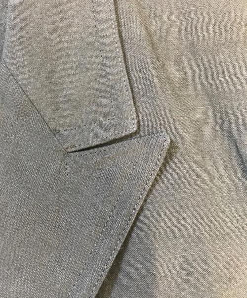 Yohji Yamamoto pour homme（ヨウジヤマモト プールオム）Yohji Yamamoto pour homme (ヨウジヤマモト プールオム) リネンジャケット ブラック サイズ:4の古着・服飾アイテム
