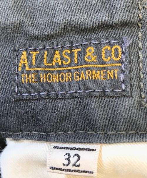 ATLAST & CO（アットラスト）ATLAST & CO (アットラスト) 2タックグルカチノショーツ ブラック サイズ:W32の古着・服飾アイテム