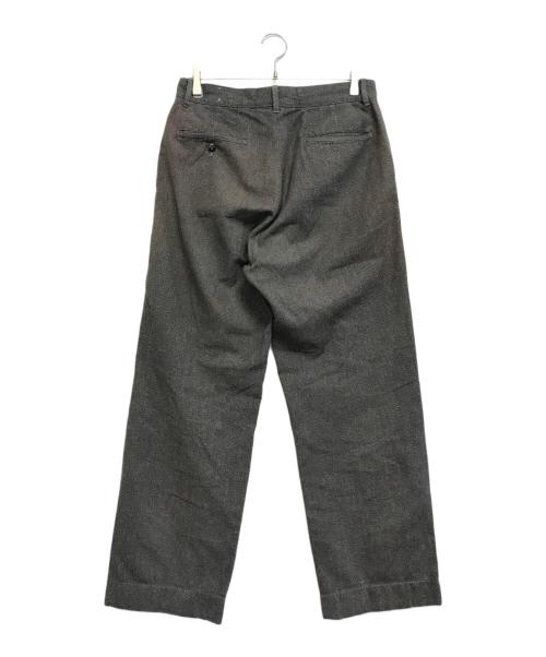ATLAST & CO（アットラスト）ATLAST & CO (アットラスト) ブラックシャンブレーパンツ ブラック サイズ:32の古着・服飾アイテム