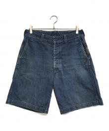 ATLAST & CO（アットラスト）の古着「デニムハーフパンツ」｜インディゴ