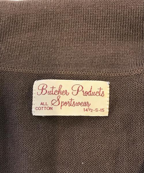 BUTCHER PRODUCTS（ブッチャープロダクツ）BUTCHER PRODUCTS (ブッチャープロダクツ) オープンカラーニットポロシャツ ブラウン サイズ:Sの古着・服飾アイテム