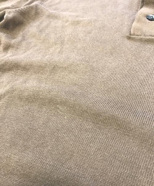 BUTCHER PRODUCTS（ブッチャープロダクツ）BUTCHER PRODUCTS (ブッチャープロダクツ) オープンカラーニットポロシャツ ブラウン サイズ:Sの古着・服飾アイテム