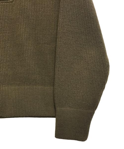 BUTCHER PRODUCTS（ブッチャープロダクツ）BUTCHER PRODUCTS (ブッチャープロダクツ) ジープセーターニット オリーブ サイズ:36の古着・服飾アイテム
