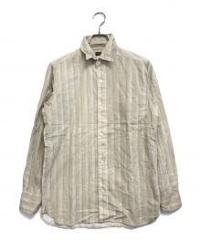 ATLAST & CO（アットラスト）の古着「マチ付きシャツ」｜ベージュ
