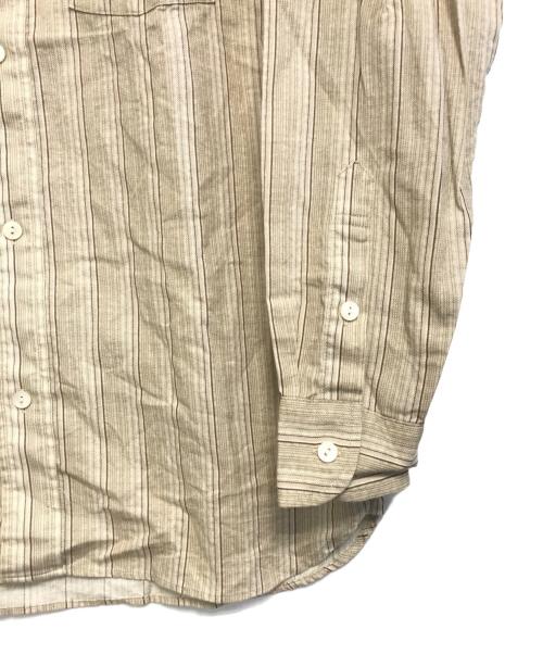 ATLAST & CO（アットラスト）ATLAST & CO (アットラスト) マチ付きシャツ ベージュ サイズ:14の古着・服飾アイテム