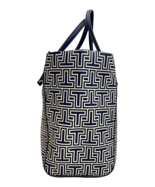 TORY BURCH（トリーバーチ）TORY BURCH (トリーバーチ) トートバッグ ネイビーの古着・服飾アイテム
