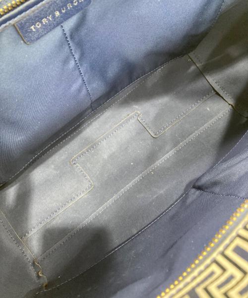 TORY BURCH（トリーバーチ）TORY BURCH (トリーバーチ) トートバッグ ネイビーの古着・服飾アイテム