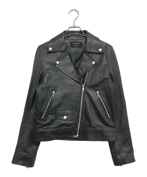 UNITED TOKYO（ユナイテッドトーキョー）UNITED TOKYO (ユナイテッドトーキョー) レザーライダースジャケット ブラック サイズ:2の古着・服飾アイテム