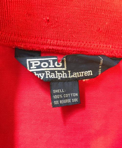 POLO RALPH LAUREN（ポロ・ラルフローレン）POLO RALPH LAUREN (ポロ・ラルフローレン) ブルゾン レッド サイズ:Lの古着・服飾アイテム