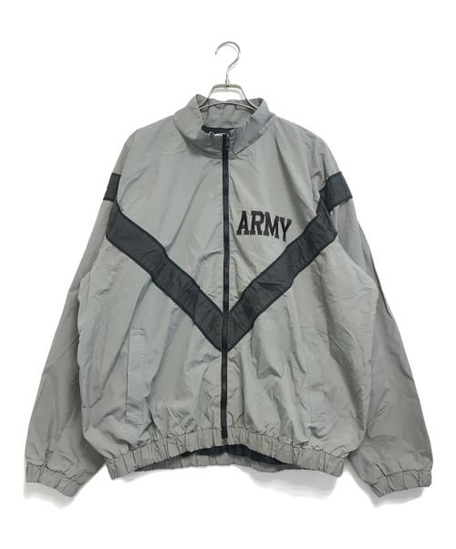 VINTAGE MILITARY（ヴィンテージ ミリタリー）VINTAGE MILITARY (ヴィンテージ ミリタリー) US ARMY トレーニングジャケット グレー サイズ:L-Rの古着・服飾アイテム