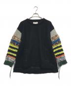 MEZLAD PSYZYEメスラドサイジー）の古着「モンスターニット」｜ブラック