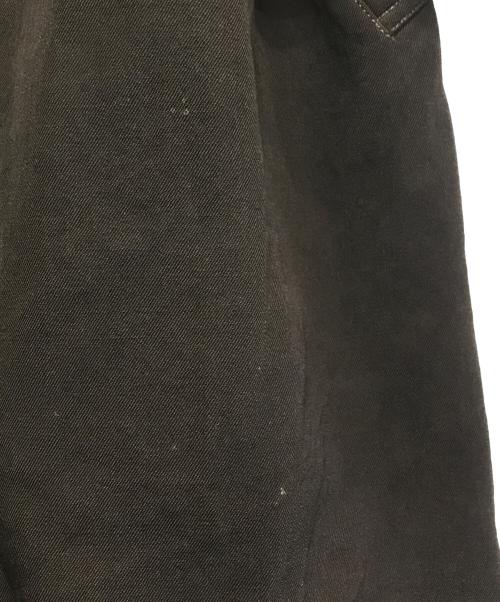 YOHJI YAMAMOTO（ヨウジヤマモト）YOHJI YAMAMOTO (ヨウジヤマモト) タイダイ染めトレンチコート ブラック サイズ:Sの古着・服飾アイテム