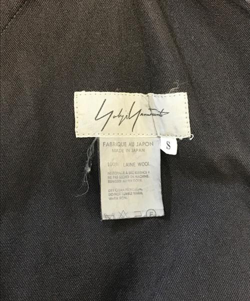 YOHJI YAMAMOTO（ヨウジヤマモト）YOHJI YAMAMOTO (ヨウジヤマモト) タイダイ染めトレンチコート ブラック サイズ:Sの古着・服飾アイテム