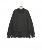 JUNYA WATANABE MANジュンヤワタナベマン）の古着「バックプリントニット」｜グレー