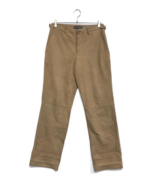 BANANA REPUBLIC（バナナリパブリック）BANANA REPUBLIC (バナナリパブリック) スウェードレザーパンツ ベージュ サイズ:30の古着・服飾アイテム