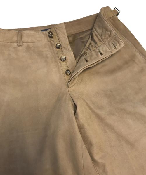BANANA REPUBLIC（バナナリパブリック）BANANA REPUBLIC (バナナリパブリック) スウェードレザーパンツ ベージュ サイズ:30の古着・服飾アイテム
