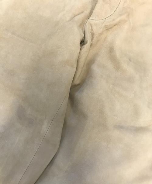 BANANA REPUBLIC（バナナリパブリック）BANANA REPUBLIC (バナナリパブリック) スウェードレザーパンツ ベージュ サイズ:30の古着・服飾アイテム