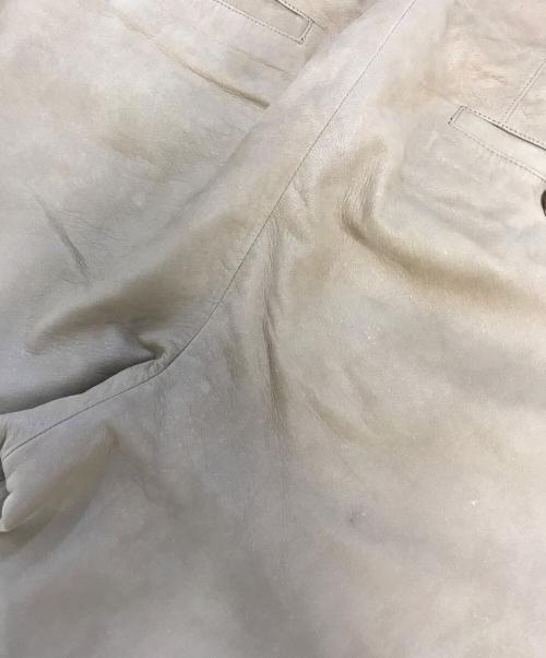 BANANA REPUBLIC（バナナリパブリック）BANANA REPUBLIC (バナナリパブリック) スウェードレザーパンツ ベージュ サイズ:30の古着・服飾アイテム