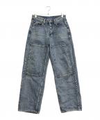 THUG CLUBサグ クラブ）の古着「DOUBLE KNEE DENIM PANT」｜インディゴ