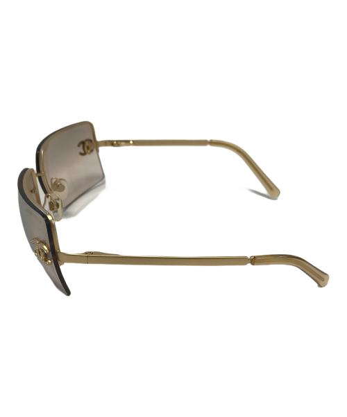CHANEL（シャネル）CHANEL (シャネル) サングラス ゴールド サイズ:62□15-120の古着・服飾アイテム