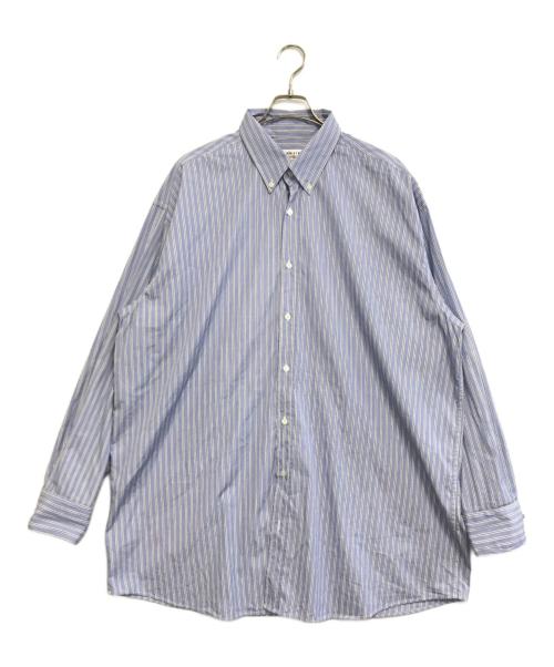 Maison Margiela（メゾンマルジェラ）Maison Margiela (メゾンマルジェラ) オーバーサイズストライプシャツ スカイブルー サイズ:39の古着・服飾アイテム