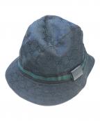 GUCCIグッチ）の古着「GG柄バケットハット」｜ブラック