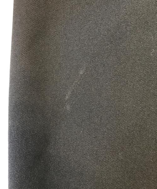 REGULATION Yohji Yamamoto（レギュレーションヨウジヤマモト）REGULATION Yohji Yamamoto (レギュレーションヨウジヤマモト) レザーベルト付きワイドパンツ ブラック サイズ:2の古着・服飾アイテム