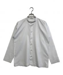 ISSEY MIYAKE（イッセイミヤケ）の古着「バンドカラーシャツ」｜グレー