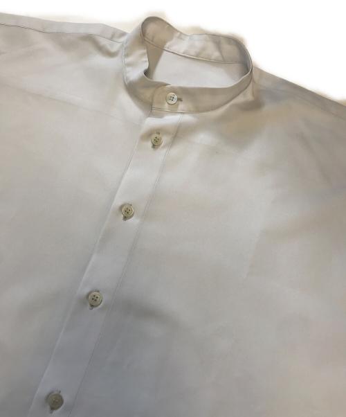 ISSEY MIYAKE（イッセイミヤケ）ISSEY MIYAKE (イッセイミヤケ) バンドカラーシャツ グレー サイズ:2の古着・服飾アイテム