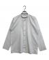 ISSEY MIYAKE（イッセイミヤケ）の古着「バンドカラーシャツ」｜グレー