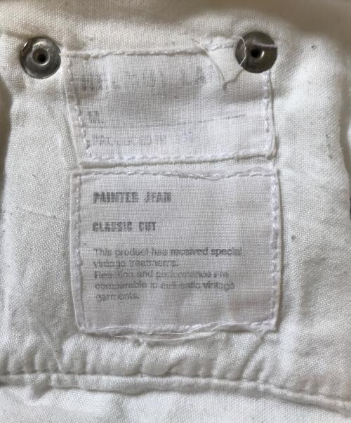 HELMUT LANG JEANS（ヘルムートラングジーンズ）HELMUT LANG JEANS (ヘルムートラングジーンズ) ペンキ加工デニムパンツ ホワイト サイズ:30の古着・服飾アイテム