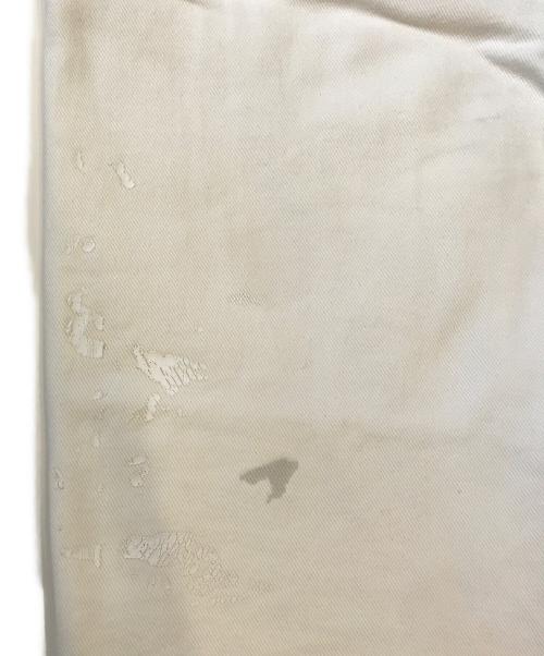 HELMUT LANG JEANS（ヘルムートラングジーンズ）HELMUT LANG JEANS (ヘルムートラングジーンズ) ペンキ加工デニムパンツ ホワイト サイズ:30の古着・服飾アイテム