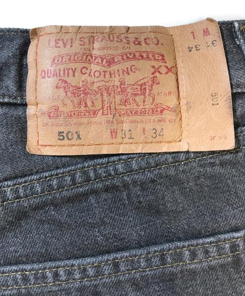 LEVI'S（リーバイス）LEVI'S (リーバイス) 先染めブラックデニム ブラック サイズ:W31 L34の古着・服飾アイテム
