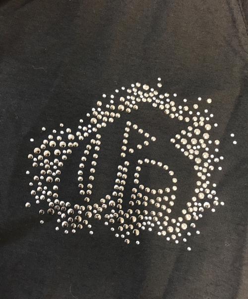 JOHN GALLIANO（ジョンガリアーノ）JOHN GALLIANO (ジョンガリアーノ) スタッズフーデッドジャケット ブラック サイズ:48の古着・服飾アイテム