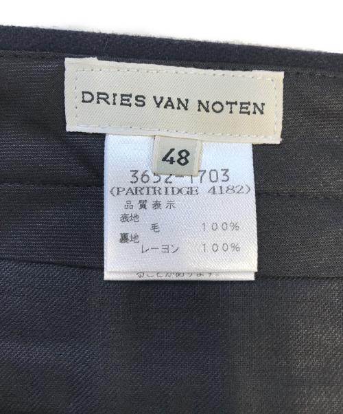 DRIES VAN NOTEN（ドリスヴァンノッテン）DRIES VAN NOTEN (ドリスヴァンノッテン) ワイドパンツ ネイビー サイズ:48の古着・服飾アイテム
