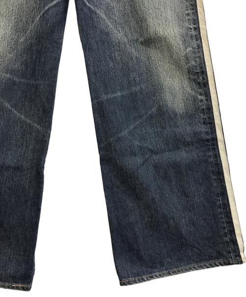 Y-3（ワイスリー）Y-3 (ワイスリー) サイドラインデニムパンツ インディゴ サイズ:36の古着・服飾アイテム