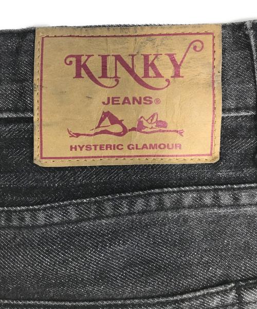 Hysteric Glamour（ヒステリックグラマー）Hysteric Glamour (ヒステリックグラマー) スクラッチフレアデニム ブラック サイズ:30の古着・服飾アイテム