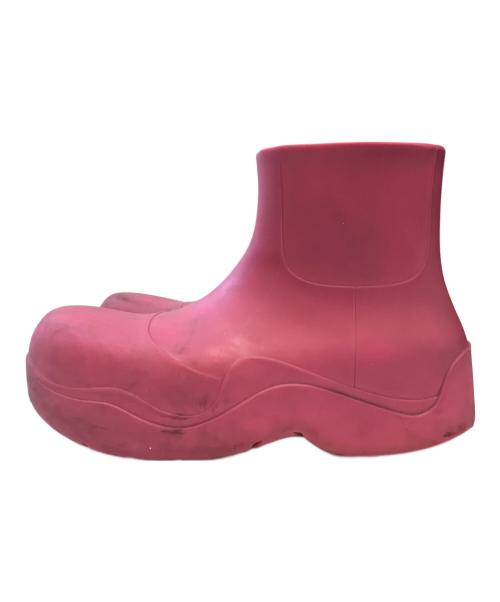 BOTTEGA VENETA（ボッテガベネタ）BOTTEGA VENETA (ボッテガベネタ) THE PUDDLE BOOTS ショッキングピンク サイズ:41の古着・服飾アイテム