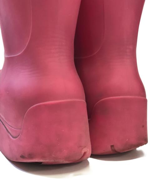 BOTTEGA VENETA（ボッテガベネタ）BOTTEGA VENETA (ボッテガベネタ) THE PUDDLE BOOTS ショッキングピンク サイズ:41の古着・服飾アイテム