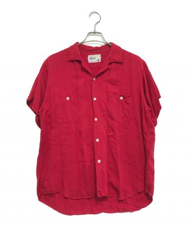 中古・古着通販】dunhill (ダンヒル) ボーリングシャツ レッド サイズ