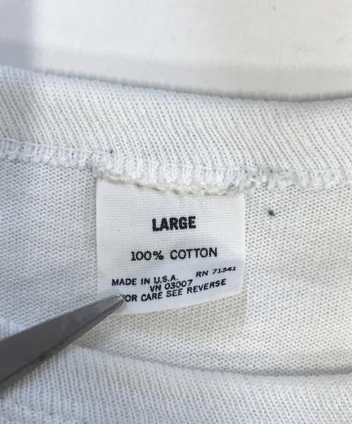 L.L.Bean（エルエルビーン）L.L.Bean (エルエルビーン) ロゴプリントTシャツ ホワイト サイズ:Lの古着・服飾アイテム