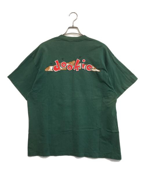 バンドTシャツ（バンドTシャツ）バンドTシャツ (バンドTシャツ) 90s GREEN DAY(グリーンデイ) バンドTシャツ グリーン サイズ:XLの古着・服飾アイテム