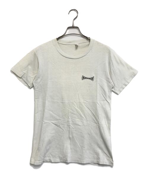 INDEPENDENT（インディペンデント）INDEPENDENT (インディペンデント) プリントTシャツ ホワイト サイズ:MEDIUMの古着・服飾アイテム