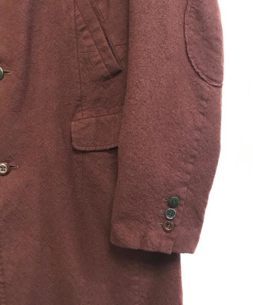 UNDERCOVERISM（アンダーカバーイズム）UNDERCOVERISM (アンダーカバーイズム) ウール縮絨チェスターコート ボルドー サイズ:4の古着・服飾アイテム