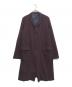 UNDERCOVERISM（アンダーカバーイズム）の古着「ウール縮絨チェスターコート」｜ボルドー